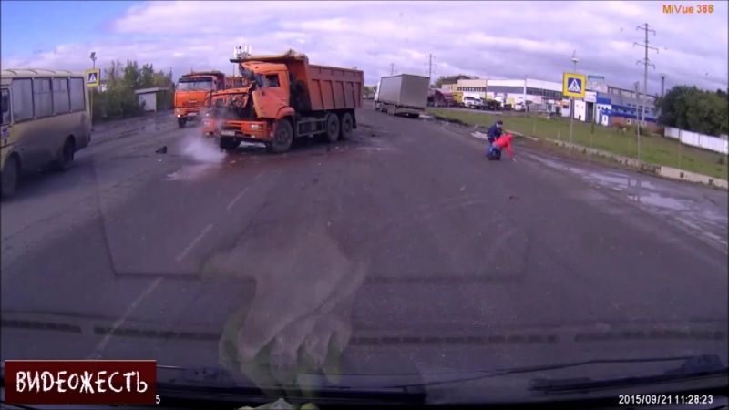 Нереальное везение © видеожесть