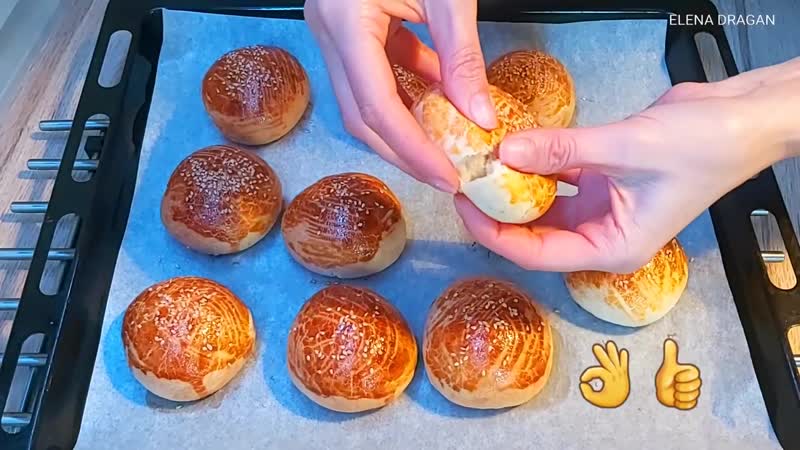 Домашние турецкие булочки, мягкие и очень усные! простой рецепт
