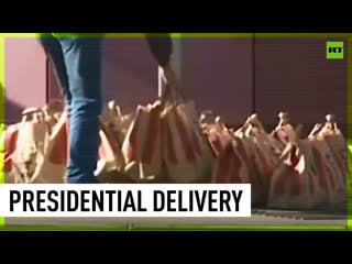 Steaming hot welcome | massive kfc order delivered at moscow hotel hosting chinese delegation