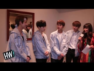 `interview` bts gush over their fan imitate justin bieber! (part 1)
