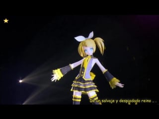 ☾☽ vocaloid вокалоид rin & len kagamine daughter of evil & servant of evil sub español live party sapporo 2011