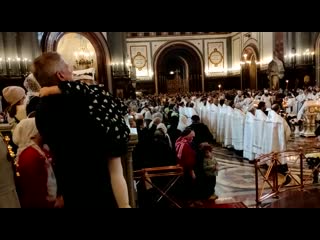 🌿 отпевание отца димитрия в храме христа спасителя 🌿