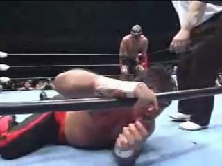 Keiji mutoh (c) vs shinya hashimoto (2/23/2003)