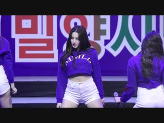 181017 momoland nancy fancam bboom bboom @miryang festival