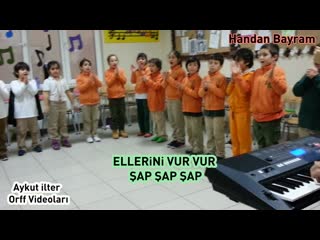 🤚✋ ellerini vur vur şap şap şap şak şak şak ayağını vur vur rap rap rap ellerini vur vur şap şap şap