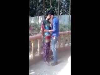 Indian sexy lovers romance at park