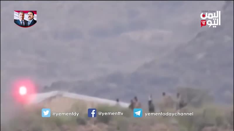 شاهد لحظة استهداف القيادي في كتيبة الصماد المتوكل #الضالع