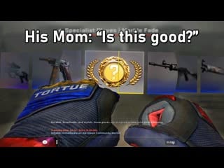He opened cases with his mom, and unboxed gloves
