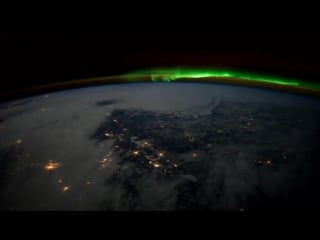 Ночные пейзажи земли с орбиты