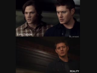 #j2 #thewinchesters #expectation vs #reality #season5 #spn