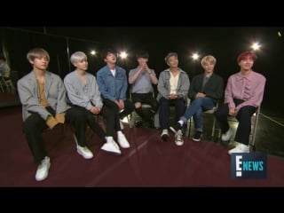 171117 bts boys dish on 2017 amas, celeb crushes and favorite music artists | e! live from the red