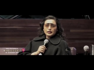 Rajeev masand interview with rani mukerji part 1 iffm2018 exclusive me tv