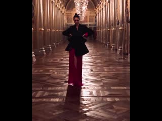 Only in paris would you find an empty hallway this opulent at 1130pm on a monday night