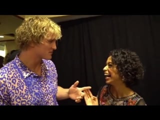 @lizakoshy in @loganpaul 's vlog!! i stan an unproblematic humble queen