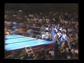 Giant baba/rusher kimura/ryuma izumida vs haruka eigen/masanobu fuchi/motoshi okuma [clipped; no finish]