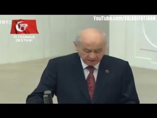 Devlet bahçeli; öleceksek adam gibi öleli̇m meclis yıkılıyor, erdoğan alkışlıyor