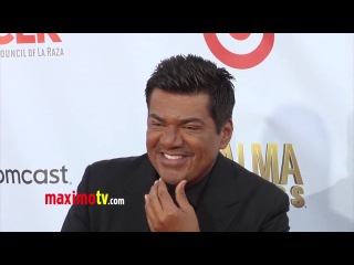 Eva longoria & george lopez alma awards 2012 arrivals