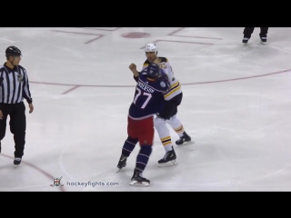 Zdeno chara vs josh anderson oct 30, 2017