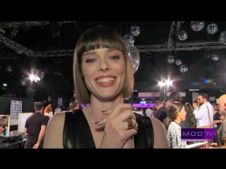 Dsquared2 spring 2015 backstage x coco rocha