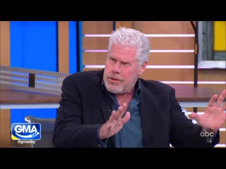 Sons of anarchy star ron perlman hilariously shows off his soap opera skills