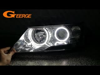 For hyundai sonata nf transform 2008 2009 2010 smd led angel eyes kit excellent ultra bright illumination drl