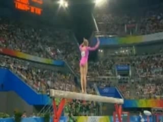 Настя люкин (бревно пекин 2008)