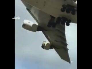 A380 videos inside and outside emergency landing air france