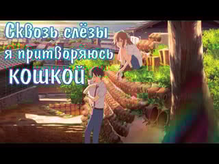 Фильм | сквозь слёзы я притворяюсь кошкой | a whisker away [amazing dubbing]