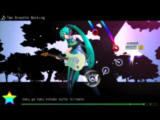 Hatsune miku project diva f 2nd two breaths walking (easy)