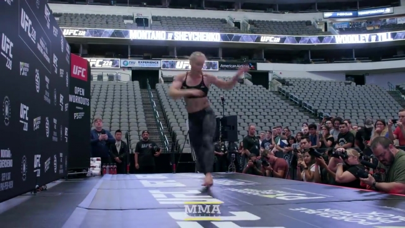 Ufc 228 valentina shevchenko open workout highlights