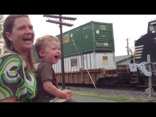 Porn realises dad is driving the train