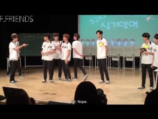 ││160827 sf9 surprise festival 9 1st fanmeeting passing table tennis balls