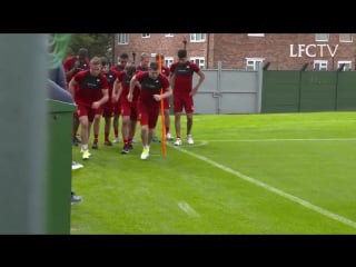 Inside training first day back at melwood (mini)