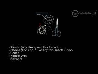 How to use french wire at the clasp