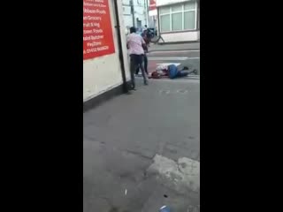 Diversity is our strength they tell the natives, this is gloucester, england, 26 aug 2019