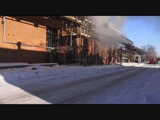 Пожар на ммк видео из магнитки, где тушат пожар на промплощадке