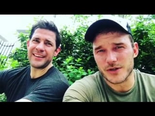 Chris pratt and john krasinski