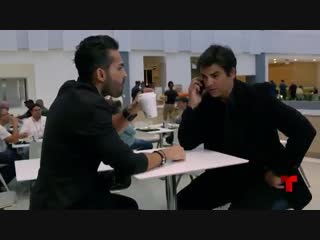 Jorge luis pila en la promo de señora acero,telemundo