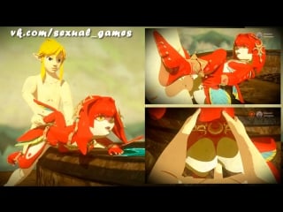 Mipha spend some time together (the legend of zelda sex)