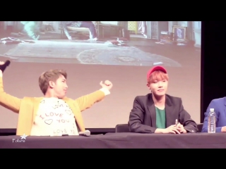 161016 mokdong fansign rap monster & j hope fancam