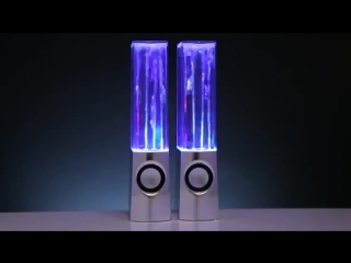 Light show fountain speakers from thinkgeek