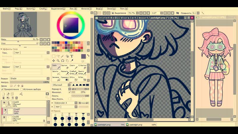 Speedpaint porn video – Pastel girl | speedpaint | i r i z t e t i k z