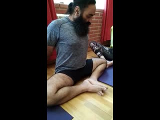 Surinder and badhakonasana mp4