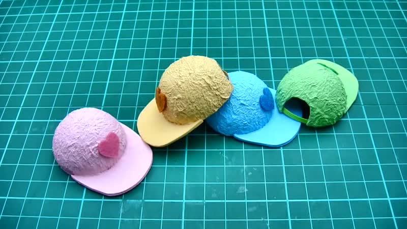Diy miniature craft mini baseball cap hat