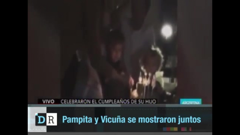 Pampita y vicuña se mostraron juntos