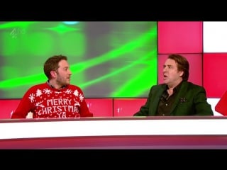 8 out of 10 cats 18x12 christmas special roisin conaty, freddie flintoff, ricky wilson, jonathan ross