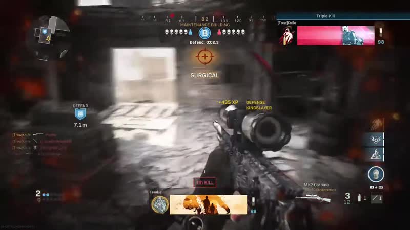Knife porn video – Crazy 1v5 w/ throwing knife & mk2 class modern warfare