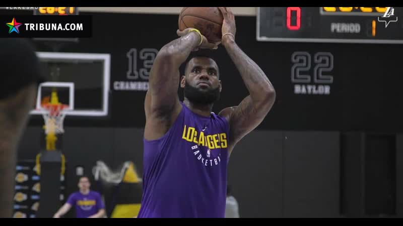 Леброн джеймс бросковая тренироа