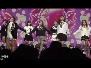 [141216] lovelyz candy jelly love @ the show