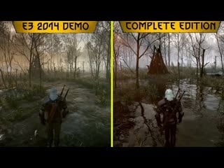 Сравнение некстген версии the witcher 3 с демонстрацией игры 2014 года